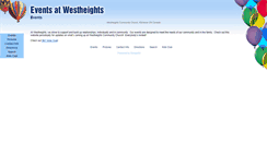 Desktop Screenshot of events.westheights.org