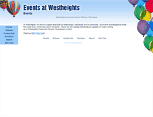 Tablet Screenshot of events.westheights.org